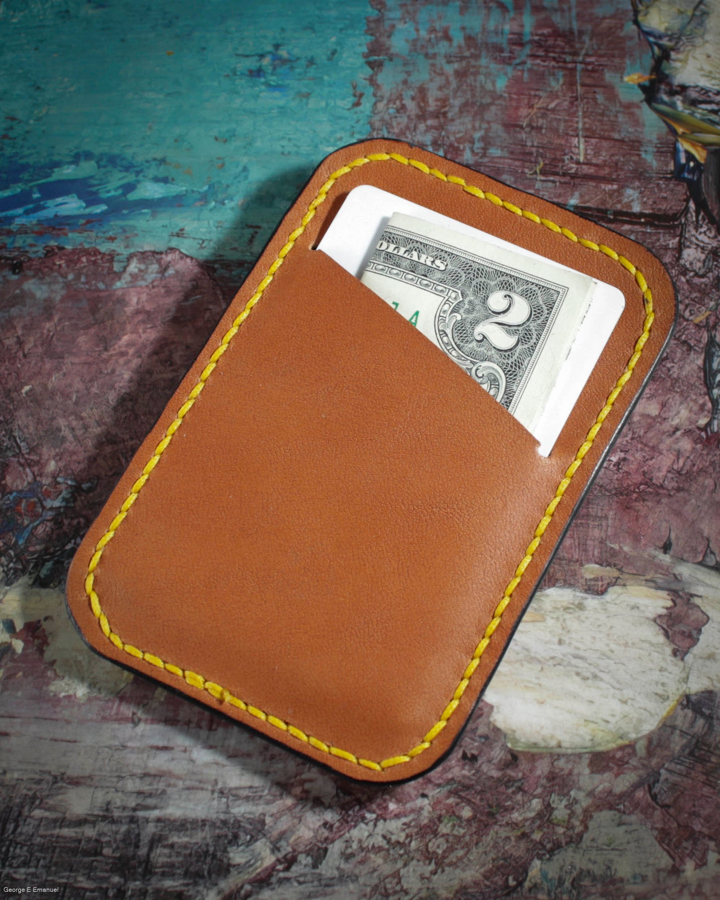 Handmade Convertible Minimalist Wallet in Buttero Leather